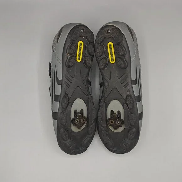 EUC Shimano SPD Men's Gray Cycling Mountain Bike Shoes US Sz 8.5 EUR 42 M-1206G - Picture 7 of 11